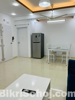 Fully-Furnished 2-Bedroom Apt Rent in Bashundhara R/A